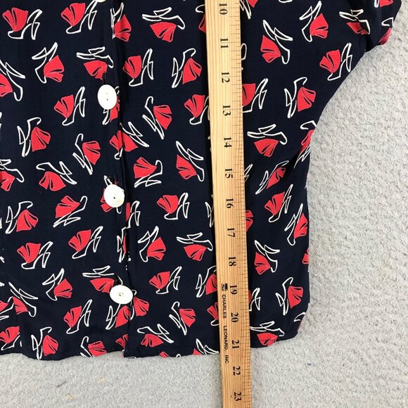 Vintage NEW REPUBLIC floral sleeveless top and skirt set size S - Picture 7 of 16